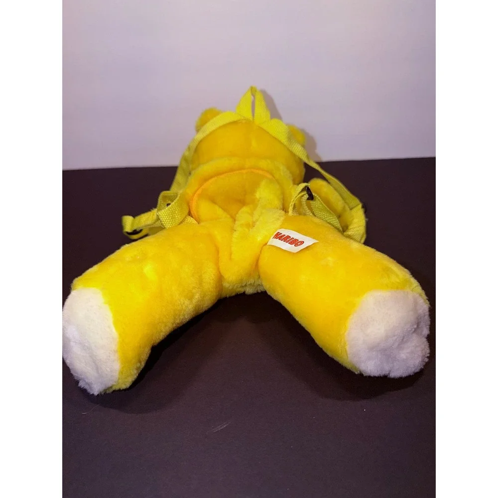 Haribo Goldbear Plush Backpack Yellow Candy Character Kids Bag Vintage